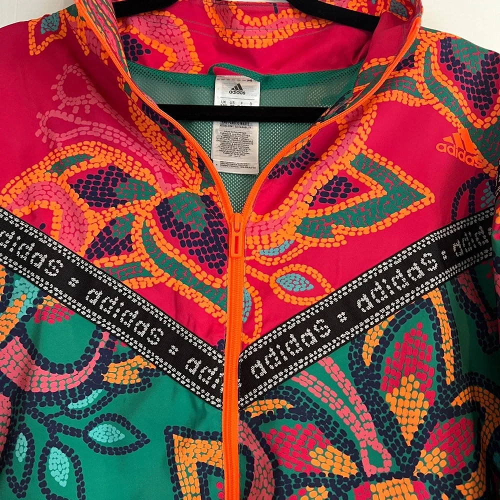 Adidas Farm Rio Multicolored Track Jacket- Size 3X - Picture 4 of 8